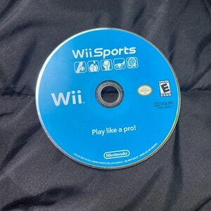 Nintendo Blue Wii Sports Game Disc